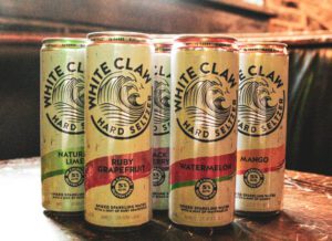 White Claw Hard Seltzer Cans in Different Flavors One